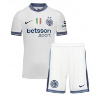 Inter Milan Alessandro Bastoni #95 Udebanesæt Børn 2024-25 Kortærmet (+ Korte bukser)